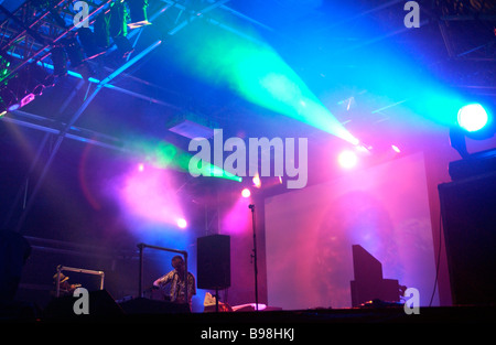 Fat Boy Slim performs at Bestival. Isle of Wight. UK Stock Photo