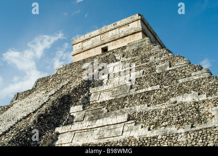 El Castillo, Ancinet Maya site, Chichen Itza, Yucatan Mexico Stock Photo