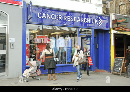 Cancer Research UK charity shop Upper Street Islington London England Stock Photo