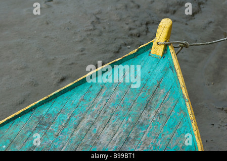 Prow of rowboat, close-up Stock Photo