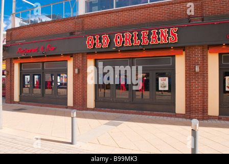 Old Orleans restaurant & bar at the riverside complex in Norwich,Norfolk,Uk Stock Photo