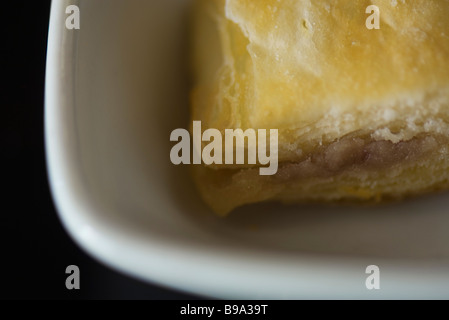 Pastry in dish, extreme close-up Stock Photo