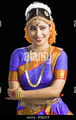 Bharatanatyam Indian Classical Female Dancer Stock Photo - Alamy