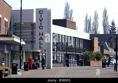 Civic Hall, Bedworth, Warwickshire, England, UK Stock Photo