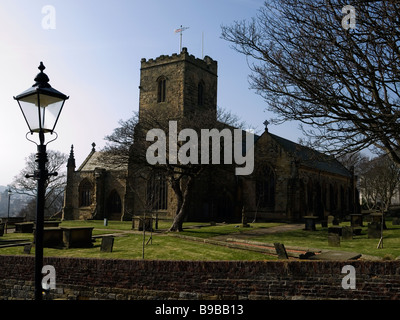 St Marys Church Scarborough North Yorkshire where Victorian author Anne Bronte is buried Stock Photo