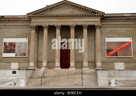 facade of the museum rath the first swiss museum donated to the fine arts place neuve geneva switzerland Stock Photo