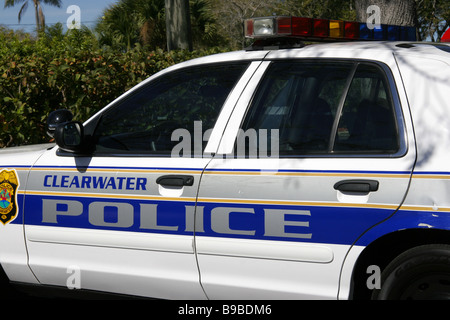 Clearwater police department car Florida USA Stock Photo - Alamy