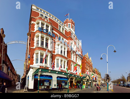 The Scarisbrick hotel on Lord street in Southport Merseyside Stock Photo