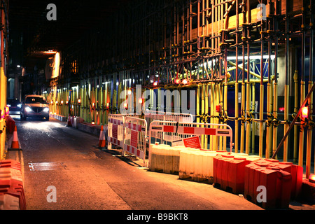Construction work in City of London Stock Photo