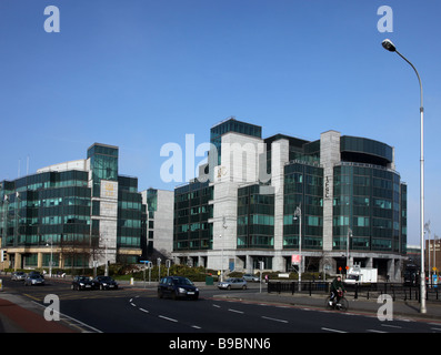 IFSC Centre and AIB Centre North Wall Dublin Docklands Ireland Stock Photo