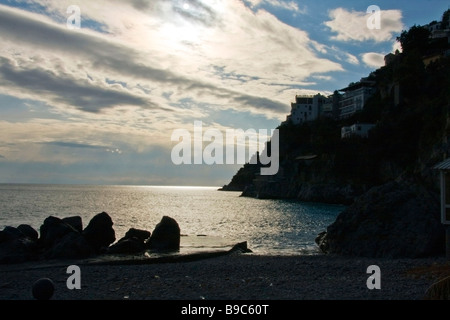 Beach of Amalfi Amalfi Costiera Amalfitana Amalfi Coast UNESCO World Heritage Site Campania Italy Europe