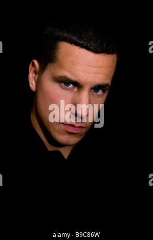 A studio portrait of a young Eastern European male Stock Photo