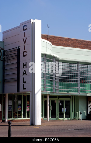 Civic Hall, Bedworth, Warwickshire, England, UK Stock Photo