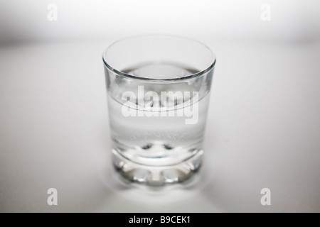 A glass of water. Stock Photo