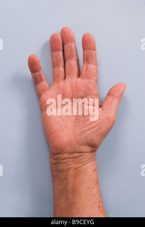 Close up of an old woman's hand Stock Photo