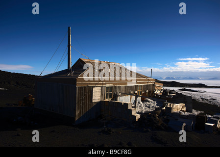 Shackleton Nimrod Hut Cape Royds Antarctica old antique British Imperial Antarctic Expedition Sir Ernest first expedition Stock Photo