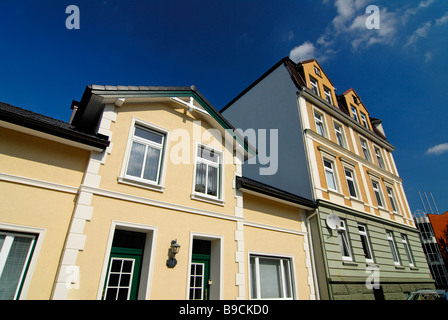 Historical buildings at Rektor-Ritter-Straße in Bergedorf, Hamburg. Stock Photo