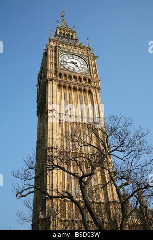 Big Ben clock tower in London Stock Photo