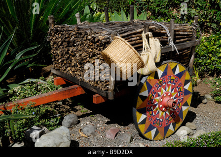 Traditional Ox cart, Costa Rica Stock Photo
