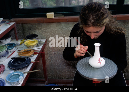 Italy, Campania, Vietri sul Mare, pottery Stock Photo
