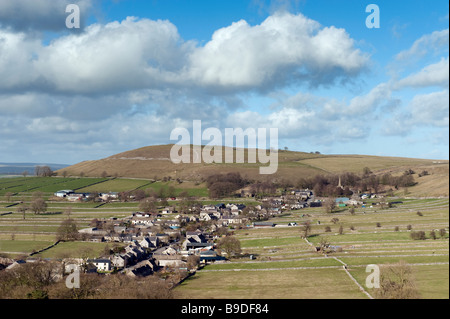 Chelmorton village in the 'Peak District', Derbyshire, England, 'Great Britain' Stock Photo