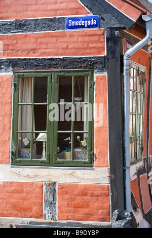 Historic centre Old City Ærøskøbing Ærø island Funen Denmark Stock Photo