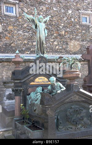 The grave of Charles Joseph Pigeon 1838-1915 Stock Photo