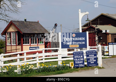 Kent East Sussex Railway Tenterden Town Station East Sussex England UK Stock Photo