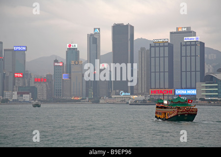 Excursion boat in Hong Kong, China Stock Photo