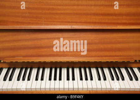 Close-up of piano keys Stock Photo