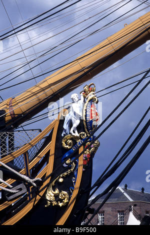 Golden Hind, Portsmouth Dockyard, UK Stock Photo