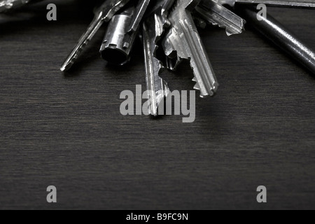 Close-up of bunch of keys Stock Photo