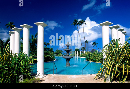 Swimming pool in resort, Gran Melia Resort, Puerto Rico Stock Photo