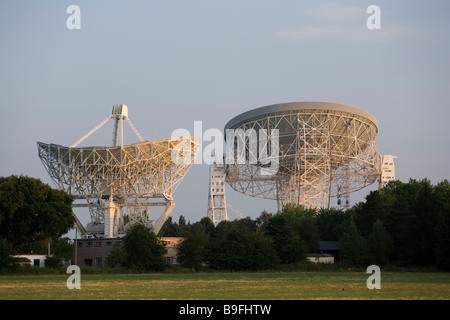 Cheshire Holmes Chapel Jodrell Bank University of Manchester radio telescope Stock Photo