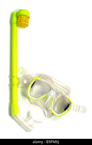 Snorkel and mask Stock Photo