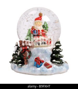 Christmas snow globe Stock Photo