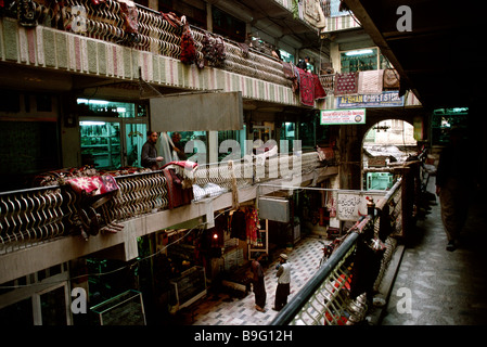 Pakistan NWFP Peshawar Old City Andar Shehr Bazaar Shinwari Plaza Stock Photo