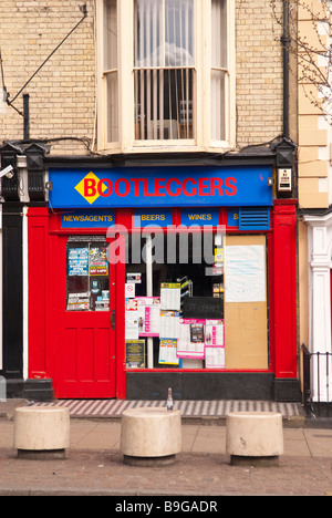 Bootleggers newsagents and off license in Norwich,Norfolk,Uk Stock Photo