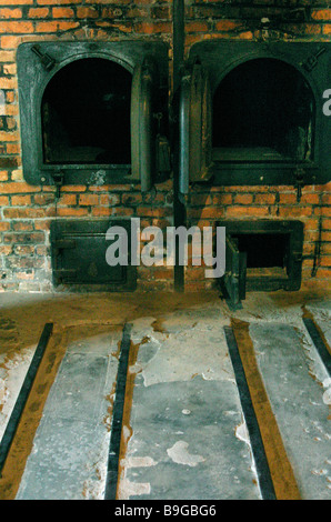 Ovens at Auschwitz Crematorium Oświęcim Poland Stock Photo
