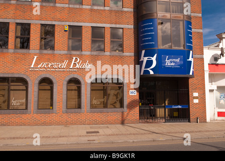 Lovewell Blake chartered accountants in Norwich,Norfolk,Uk Stock Photo