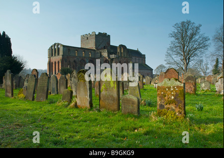 Lanercost Priory, near Brampton, Cumbria, England UK Stock Photo