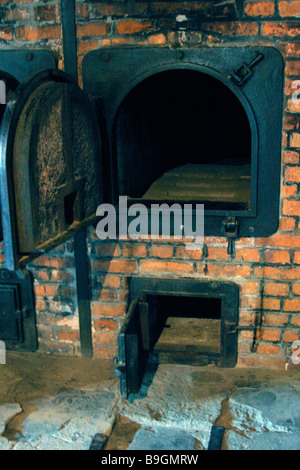 oven at Auschwitz Crematorium Oświęcim Poland Stock Photo