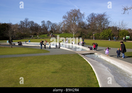 Diana, Princess of Wales Memorial Fountain Hyde Park London Stock Photo