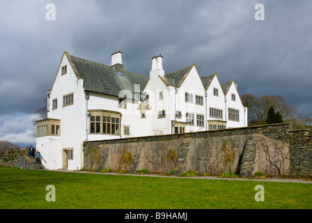 Blackwell, 'arts and crafts' house, overlooking Lake Windermere, near Bowness, Lake District National Park, Cumbria, England UK Stock Photo