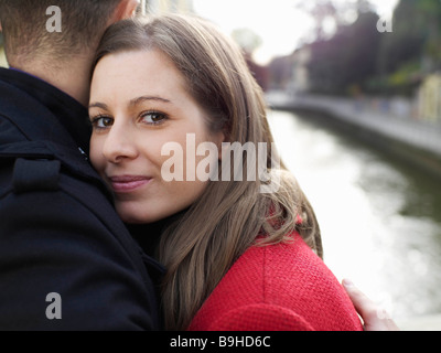 Young couple embracing Stock Photo