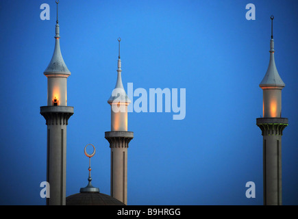 Minarets of the National Mosque in Abuja, Nigeria, Africa Stock Photo