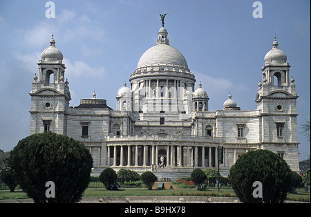 Calcutta, now Kolkata, India., India, the Victoria Memorial. View from the South-east. Stock Photo