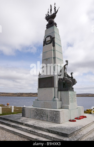 Falkland Islands, UK,  Stanley - 1914 Battle of the Falkland Islands Memorial Stock Photo