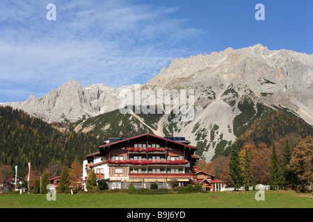 Hotel in Ramsau, Dachstein Range, Styria, Austria, Europe Stock Photo