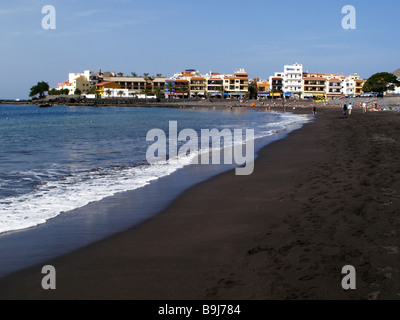 Beach in La Playa, Valle Gran Rey, La Gomera, Canary Islands, Spain, Europe Stock Photo